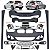 Bodykit Parachoque Dianteiro M Sport BMW 120i 125i 2016 2019 51117429711 - Imagem 2