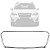 Friso Cromado Moldura Grade Superior Subaru Xv 2016 2017 91122FJ070 91122FJ090 - Imagem 2