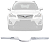 Friso Central Cromado Grade Superior Dianteiro Subaru Xv 2016 2017 91122FJ050 - Imagem 2