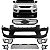 Parachoque Dianteiro Grade Superior Milha Sportage 2008 2010 - Imagem 1