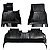 Tapete Interno Acabamento BMW X5 2019 2020 21 2022 2023 Novo - Imagem 3