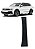 Friso Moldura Porta Tiguan R-line 2018 19 21 2022 Motorista - Imagem 1