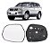 Base Lente Retrovisor Land Cruiser Prado 2004 2008 Esquerdo - Imagem 1
