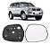 Base Lente Retrovisor Land Cruiser Prado 2004 2008 Direito - Imagem 1