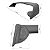 Aerofólio Tampa Porta Malas Traseiro Mitsubishi  Lancer 2010 2011 2013 2015 2016 2017 2018 2019 Novo - Imagem 5