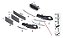 Spoiler Friso Grade Milha Bmw 320i 325i 2016 2018 Esquerdo - Imagem 3