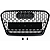 Grade Superior Friso Black Piano Dianteiro Audi A5 2012 2013 2014 2015 2016 8T0853651 - Imagem 2