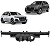 Suporte Interno Emblema Grade Audi Q7 S Line 2021 2022 2023 Novo - Imagem 1