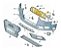 Suporte Grade Interna Dianteira Audi A4 2013 2014 2015 2016 - Imagem 8