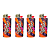 KIT 4 ISQUEIROS BIC GRANDE PERSONALIZADO (4 UNIDADES) - Imagem 1