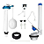 Kit Mecanismo Universal Caixa Descarga Acoplada Completo Vaso 1.6gpf 6.0lpf - Imagem 1