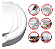 Assento Sanitario Elevado Soft Altura 7,5cm Oval Universal - Imagem 4
