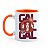 Caneca Bicolor laranja Gal O Musical - Imagem 1