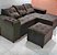 Sofa chaise com almofada e puffs (várias cores) - Imagem 2