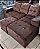 Sofa chaise com almofada e puffs (várias cores) - Imagem 3