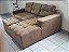 Sofa chaise com almofada e puffs (várias cores) - Imagem 8