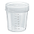 Coletor 80ml PP tampa branca 14mm com pá GRANEL PCT 100 JPROLAB - Imagem 1