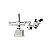 MICROSCOPIO TRINOCULAR ARTICULADO 37045A STL2 BRANCO - Imagem 1