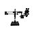 MICROSCOPIO TRINOCULAR ARTICULADO 37045A STL2 PRETO - Imagem 1