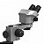 MICROSCOPIO BINOCULAR LUOWEI WCI3-7050LZ-TV PRETO 7-50X COM SUPORTE ARTICULADO DE MESA - Imagem 5