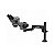 MICROSCOPIO BINOCULAR LUOWEI WCI3-7050LZ-TV PRETO 7-50X COM SUPORTE ARTICULADO DE MESA - Imagem 1