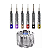 CHAVE MECHANIC KING KONG KIT 6 CHAVES E SUPORTE - Imagem 1