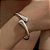 Bracelete Fecho Articulado Liso - Banho Níquel - Imagem 3