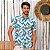 Camisa Manga Curta Estampa Geométrica - Imagem 2