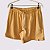 Short Malibu com Elástico e Cordão Mostarda - Imagem 1