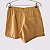Short Malibu com Elástico e Cordão Mostarda - Imagem 2