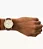 Relógio Empório Armani Masculino - Minimalist Dourado de Couro - AR11610B1.C1NX - Imagem 5