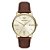 Relógio Empório Armani Masculino - Minimalist Dourado de Couro - AR11610B1.C1NX - Imagem 1