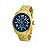 Relógio Magnum Masculino Cronógrafo - Dourado com Fundo Azul - MA35271A - Imagem 1