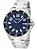 Relogio Magnum Masculino - MA35002F - Prata com Fundo Azul - Imagem 1