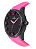 Relógio Champion Feminino - Preto com Pulseira de Silicone Rosa - CH30224K - Imagem 2