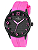 Relógio Champion Feminino - Preto com Pulseira de Silicone Rosa - CH30224K - Imagem 1