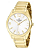 Relógio Champion Feminino Elegance - Dourado com Mostrador Branco e Pedras - CN25396H - Imagem 1