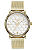 Relógio Technos Feminino Trend Fashion Brilho - Dourado Pulseira Esteira e Pedras - Imagem 1
