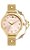 Relógio Condor Feminino KIT - Dourado com Mostrador Rosa e Pulseira de Esteira - COPC21JKZ-K4T - Imagem 1