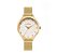 Relógio Condor Feminino KIT - Dourado com Mostrador Branco e Semi-joia - CO2036MWI-K4D - Imagem 1