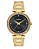 Relógio Orient Feminino - Eternal Dourado com Mostrador Preto Cravejado - FGSS0205.P1KX - Imagem 1