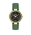 Relógio Orient Feminino - Eternal Dourado com Mostrador Preto e Pulseira Verde - FGSC0034.P1EX - Imagem 1