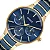 Relógio Orient Feminino Cerâmica Multifunção - Dourado com Mostrador e Detalhes da Pulseira Azul - MTSKM001.D1KD - Imagem 2