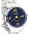 Relógio Orient Masculino - Prata com Mostrador Azul Detalhes em Amarelo e Calendário - MBSS1385.D2SX - Imagem 2