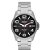 Relógio Orient Masculino - Prata com Mostrador Preto e Calendário - MBSS1289.P2SX - Imagem 1