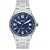 Relógio Orient Masculino Esportivo - Prata com Mostrador Azul e Calendário - MBSS1269.D2SX - Imagem 1