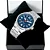 Relógio Orient Masculino Esportivo - Prata com Mostrador Azul e Calendário - MBSS1269.D2SX - Imagem 2