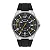 Relógio Orient Masculino - Prata com Mostrador Preto e Pulseira de Silicone Preta - MBSP1036.PYPX - Imagem 1