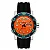 Relógio Orient Poseidon Diver Automático - Prata com Mostrador Laranja - Acompanha 2 Pulseiras - F49SS014.O1SX - Imagem 2