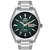 Relógio Orient Masculino Automático - Prata com Mostrador Verde e Calendário - F49SS013.E1SX - Imagem 1